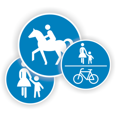Vorschriftzeichen | Geh- und Radwege  | Sonderwege