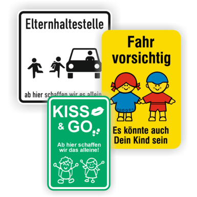 Kinderhinweisschilder | Spielplatzschilder | Schulwegschilder