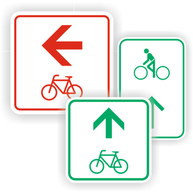 Radwegweisung | Zwischenwegweiser