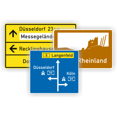 Großbeschilderung