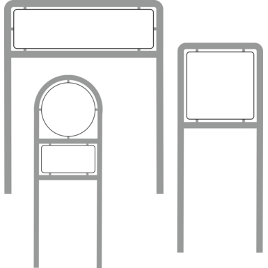 Zweibeinige Rohrrahmen
