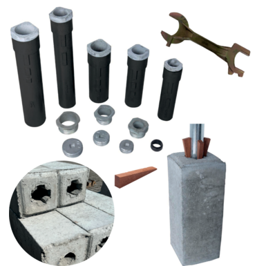 Betonsockel | Bodenhülsen