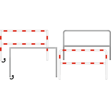 Absperrbügel und Wegesperren