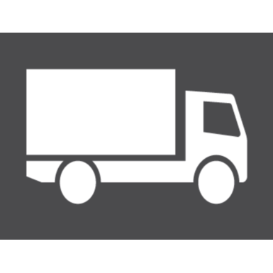 Thermoplastische Dauermarkierung | LKW | weiß | 1000 x 1300 mm