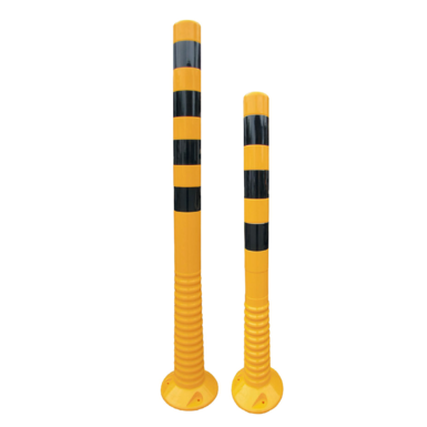 Flexi-Poller | gelb mit schwarzen Streifen