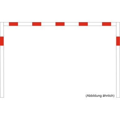 Wegesperre | 70x70 mm | weiß/rot | ohne Knieleiste
