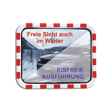 Verkehrsspiegel |TM-B INOX | Edelstahl | beschlags- und vereisungsfrei | verschiedene Abmessungen