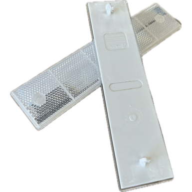 Clip-in Reflektor | 40x180 mm | weiß