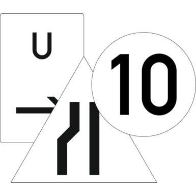 Overlay-Folien für Schildrohlinge