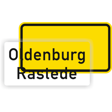 Overlay-Folien für Schildrohling 630x840 mm