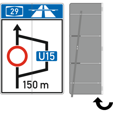 Klapptafel Typ KAE