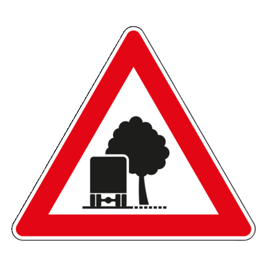 Verkehrszeichen VZ 101-54 | unzureichendes  Lichtraumprofil
