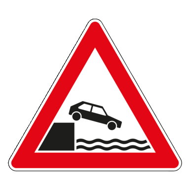 Verkehrszeichen VZ 101-53 | Ufer