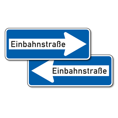 Verkehrszeichen VZ 220-40 | Einbahnstraße doppelseitig (-10/-20)