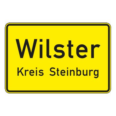 Verkehrszeichen VZ 310 | Ortstafel Vorderseite