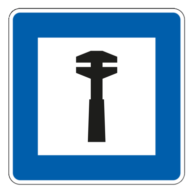 Verkehrszeichen VZ 365-62 | Pannenhilfe