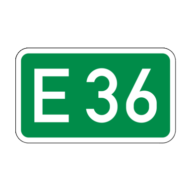 Verkehrszeichen VZ 410 | Europastraßen