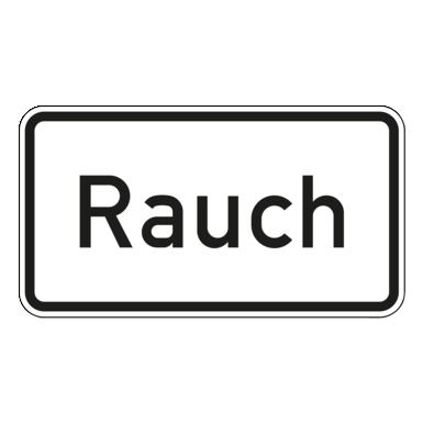 Verkehrszeichen VZ 1007-31 | Rauch