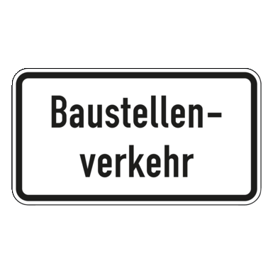 Verkehrszeichen VZ 1007-38 | Baustellenverkehr