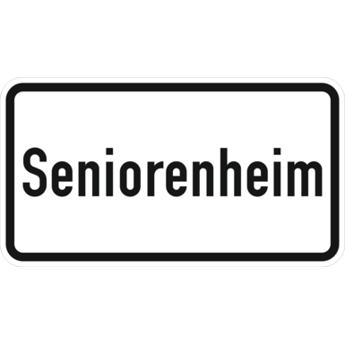 Verkehrszeichen VZ 1012-54 | Seniorenheim