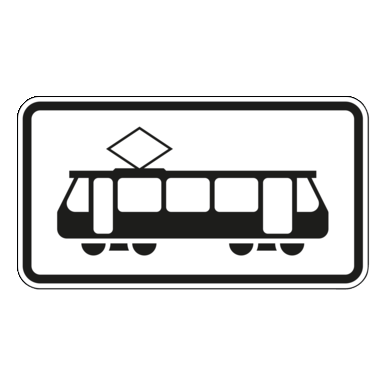 Verkehrszeichen VZ 1010-56 | Straßenbahn