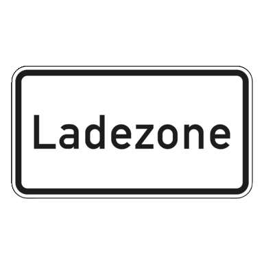 Verkehrszeichen VZ 1012-30 | Ladezone