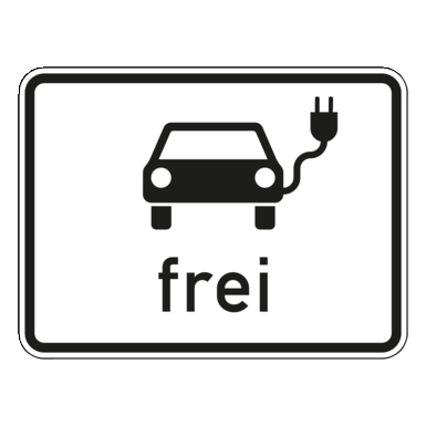 Verkehrszeichen VZ 1024-20 | Elektrisch betriebene Fahrzeuge frei