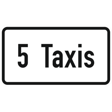 Verkehrszeichen VZ 1050-31 | ... Taxis