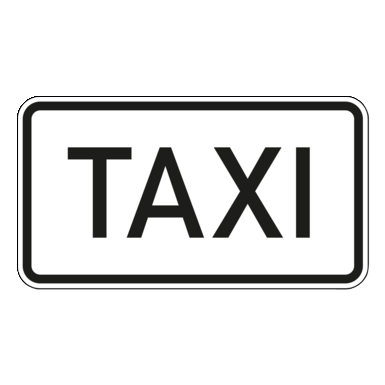 Verkehrszeichen VZ 1050-30 | Taxi