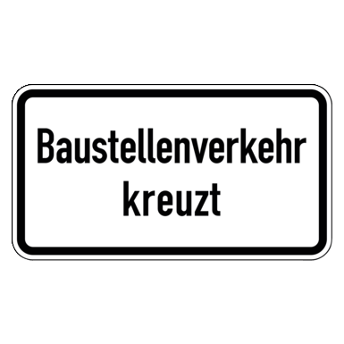 Zeichen Z 2015 | Baustellenverkehr kreuzt