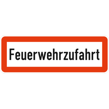 Zeichen Z 2027 | Feuerwehrzufahrt