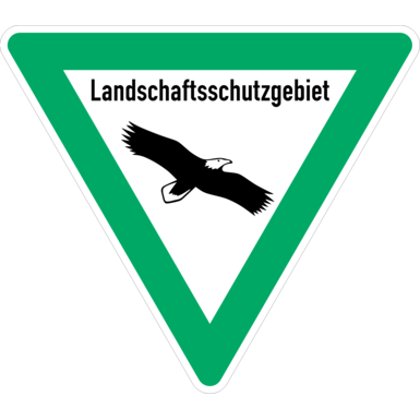 Zeichen Z 2051 | Landschaftsschutzgebiet Seeadler 