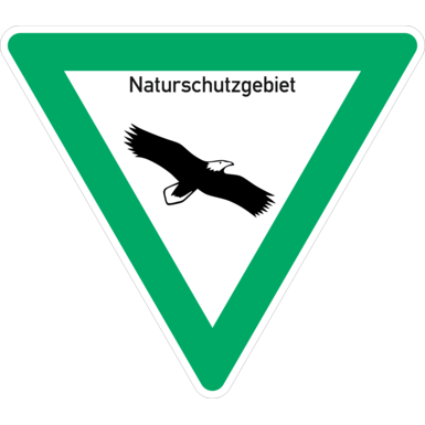Zeichen Z 2051a | Naturschutzgebiet Seeadler 