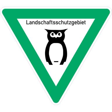 Zeichen Z 2052 | Landschaftsschutzgebiet Eule
