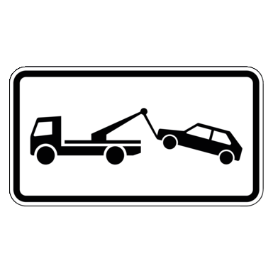 Zeichen Z 2050 | Abschlepp-Symbol