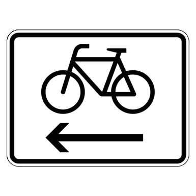 Zeichen Z 2067 | Radfahrer links