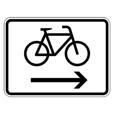Zeichen Z 2068 | Radfahrer rechts