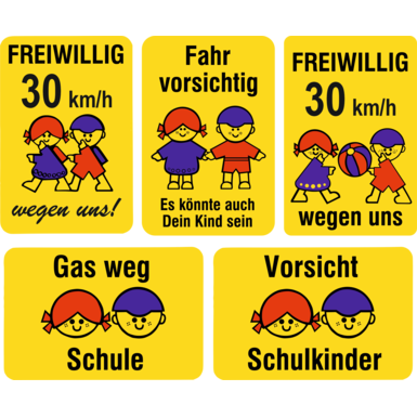 Kinderhinweisschild K1 - K5