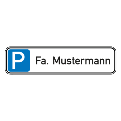 Stellplatzschild | 150x600x2 mm | flach | RA1/A