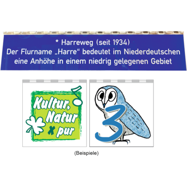 Indexschild | gestanzte Nut