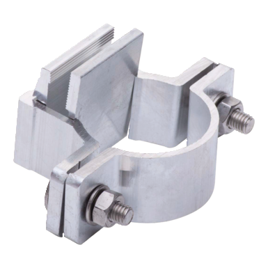 Aluminium-Klemmschelle | Alform-Klemmschelle AK3 | für Rohrpfosten Ø 76 mm