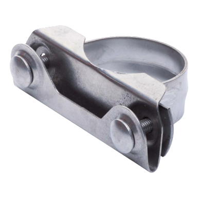 Edelstahl-Klemmschelle | Rundform-Klemmschelle EK1 | für Rohrpfosten Ø 60 mm