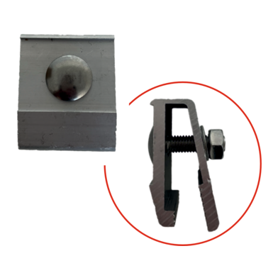 Aluminium Klemmklotz | 40 mm