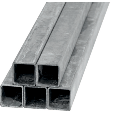 TL-Schaftrohr | 40 x 40 x 2 mm | Stahl | feuerverzinkt 