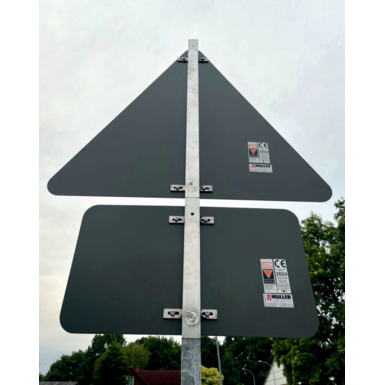 Steckverbinder | 40 x 40 mm | für Verkehrszeichen